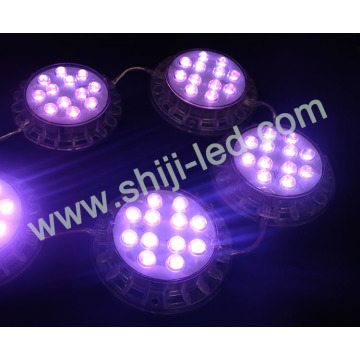 12leds / pc individualmente direccionable UCS1903 95mm de diámetro led módulo de píxeles fuente de luz